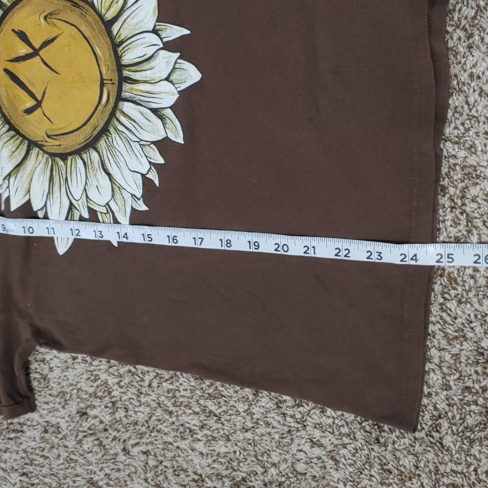 Blink 182 Brown Sunflower Shirt Unisex Size M - Picture 6 of 6